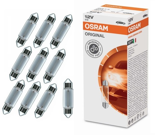 10x osram c5w 36mm soffitte - 10x,