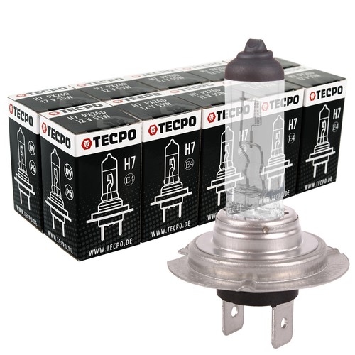 10x birnen 12v 55w - h7, lampen