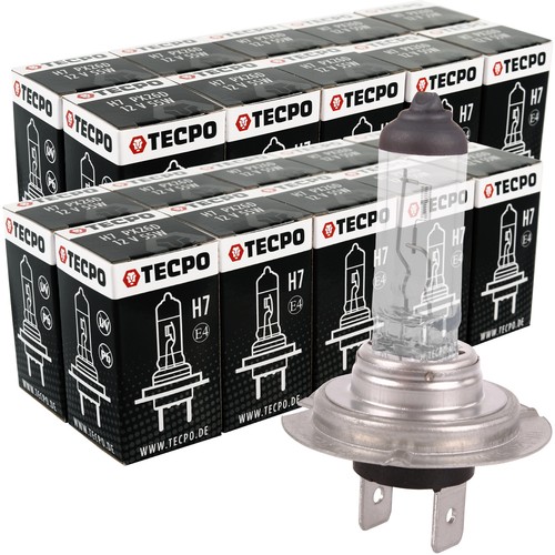20x halogen lampen - 20x, h7