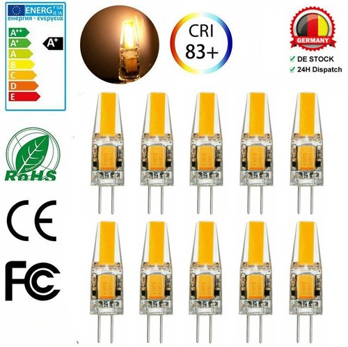 10stk led cob lampen - g4,